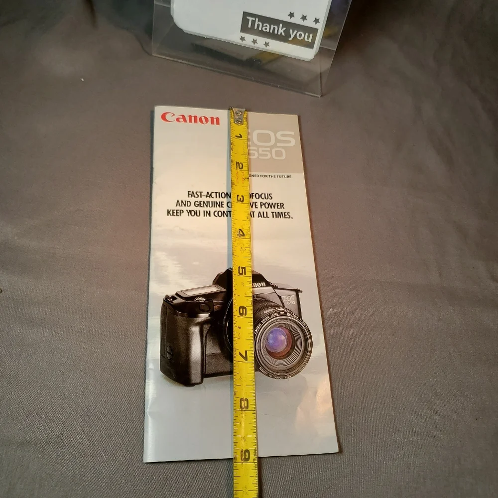 Original Canon EOS 650 Camera Brochure 1987 Edition